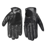 Genuine Sheepskin Leather Motorcycle Gloves   Vintage