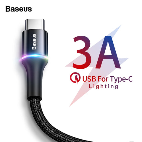 Baseus USB Type C Cable For Samsung Xiaomi Redmi Note