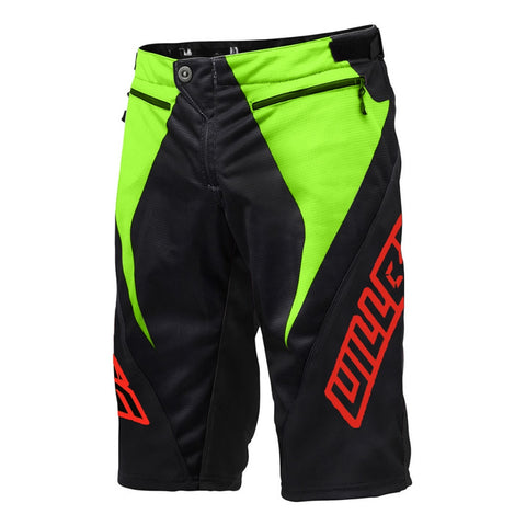 Black Green Sprint Shorts
